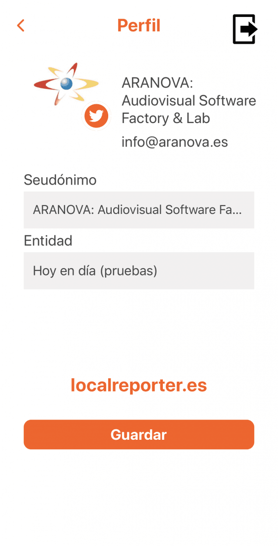 Perfil de usuario
