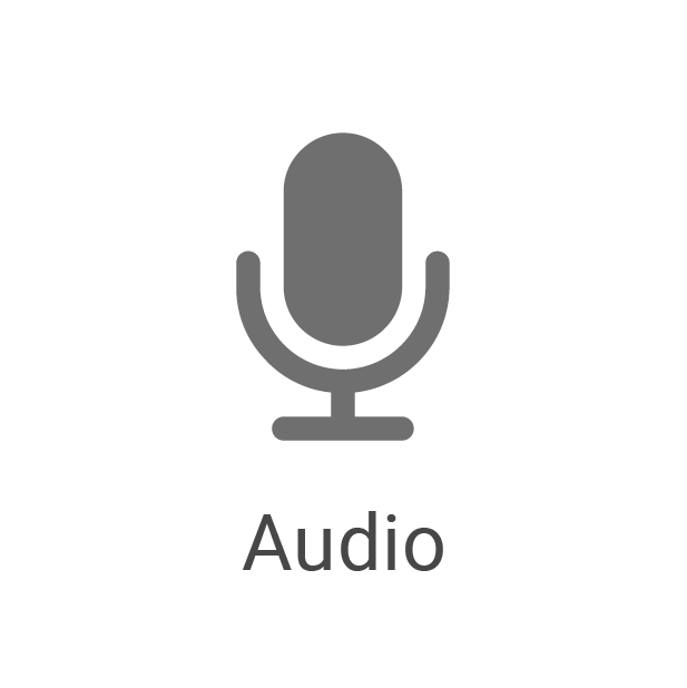 icono de la característica audio